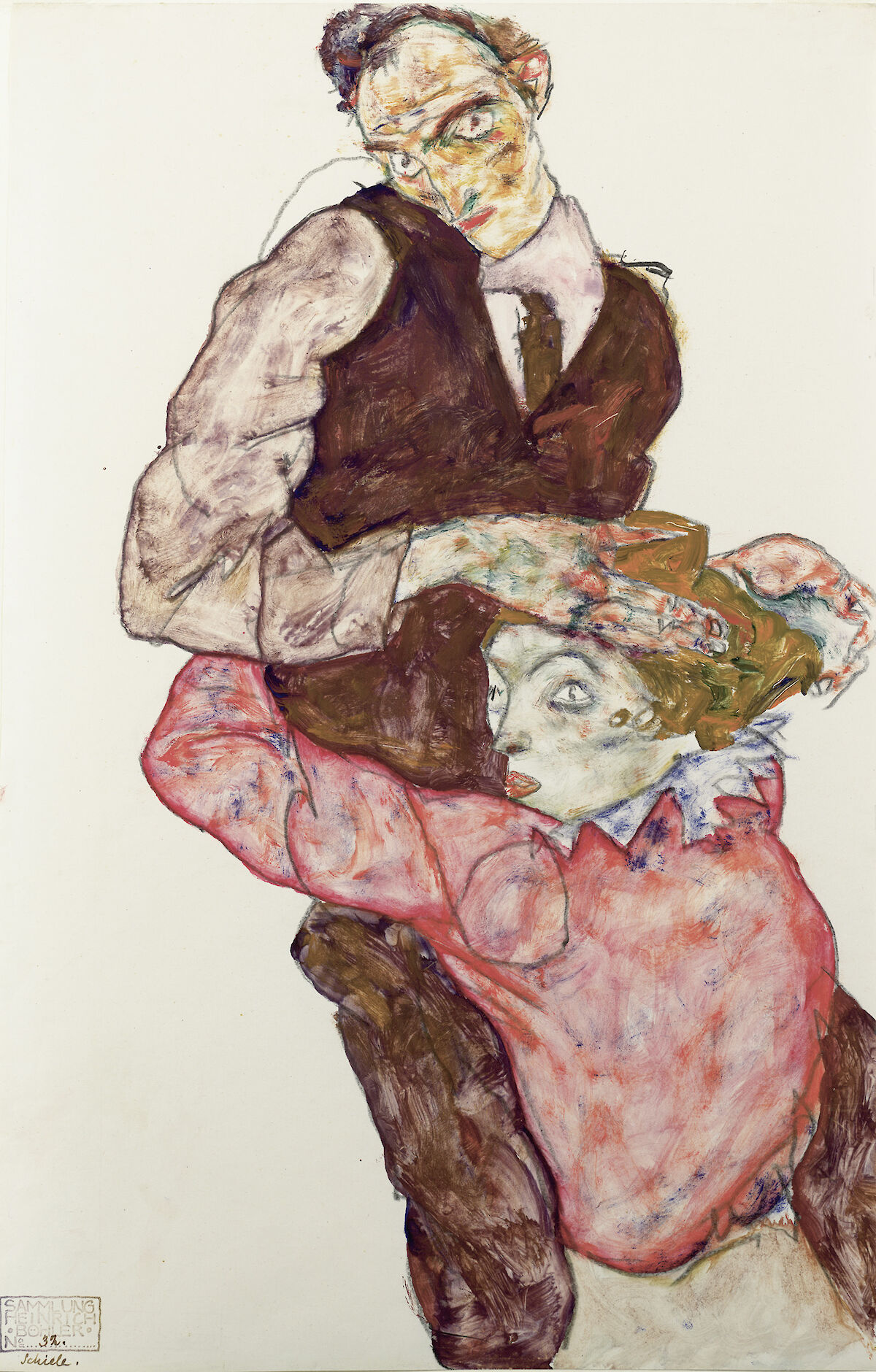 Lovers by Egon Schiele | Obelisk Art History