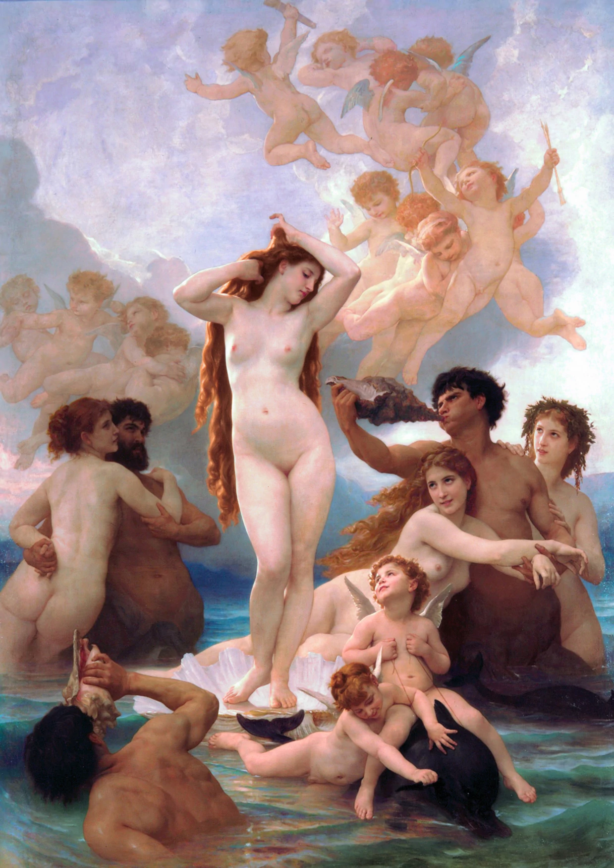 The Birth of Venus, William-Adolphe Bouguereau