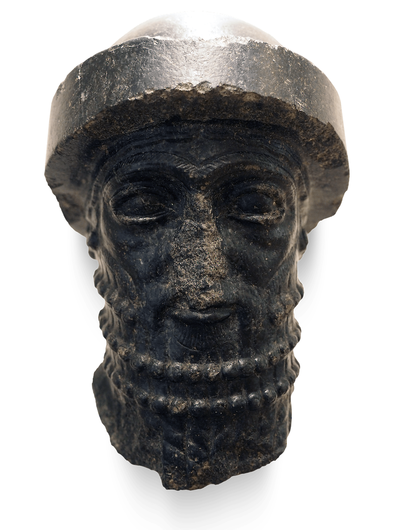 The Head of Hammurabi scale comparison