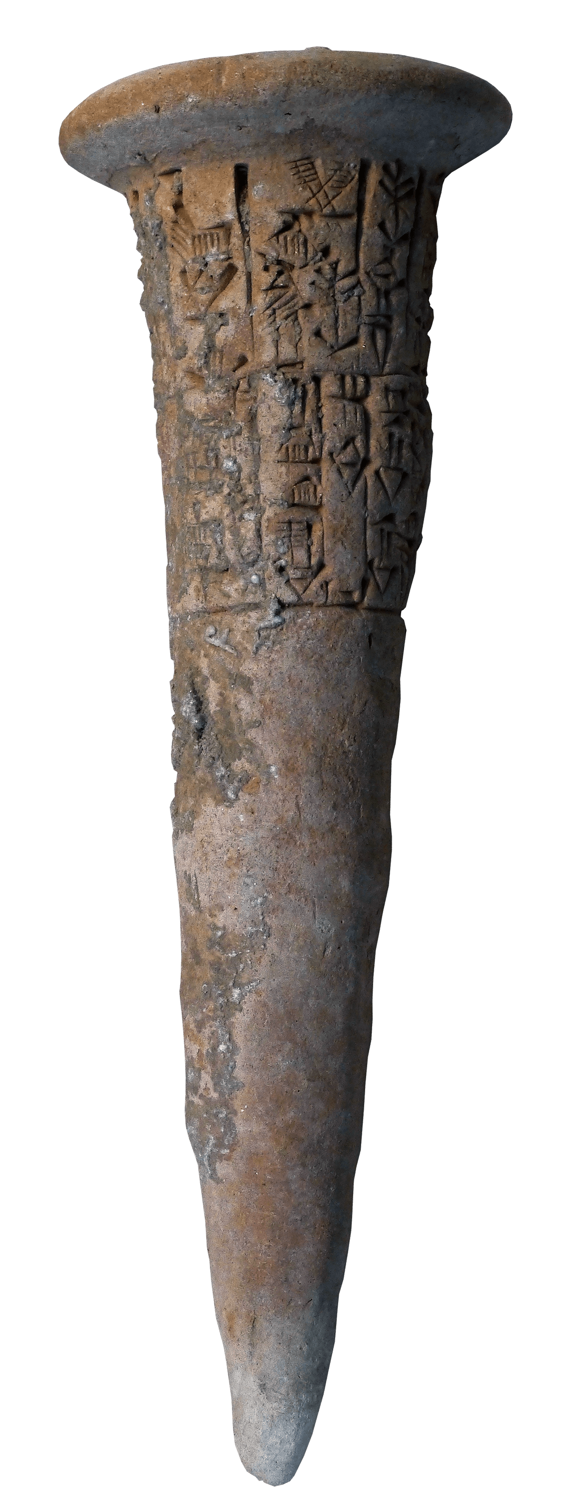 Clay Nails, a Treaty of Fraternity, zoomed in