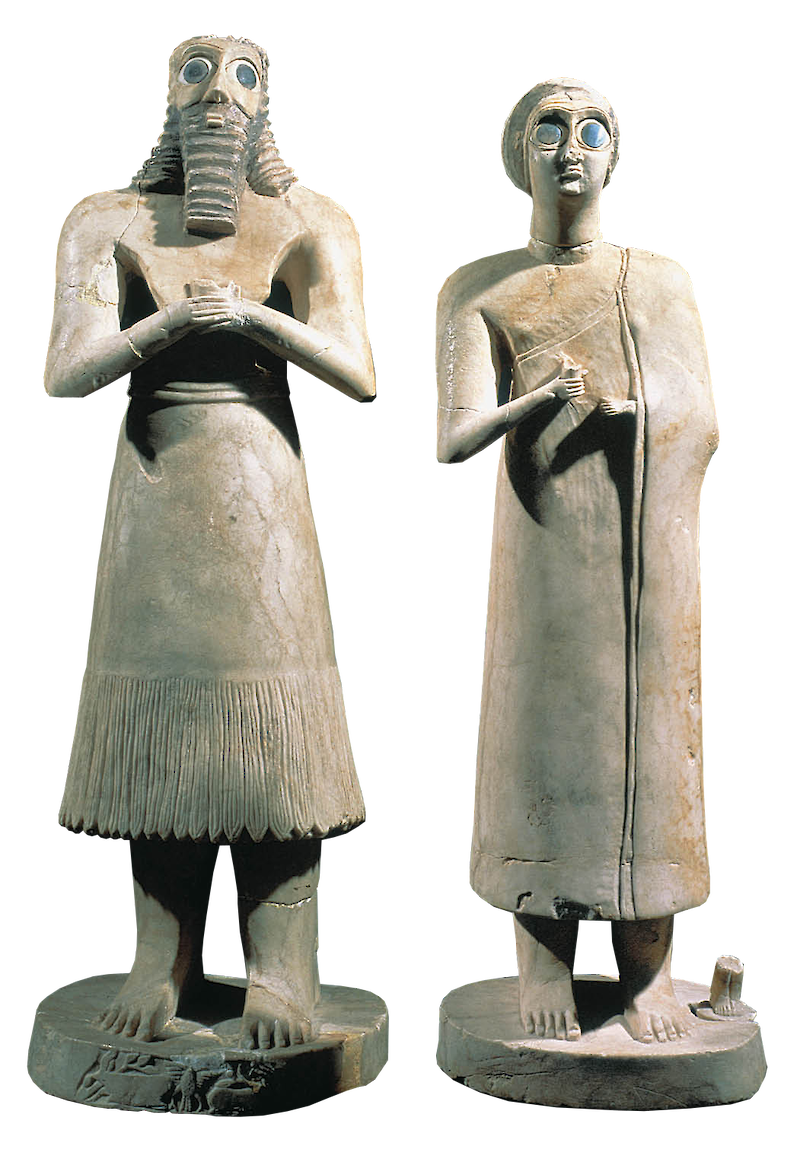 Votive Figurines from Eshnunna, Mesopotamia