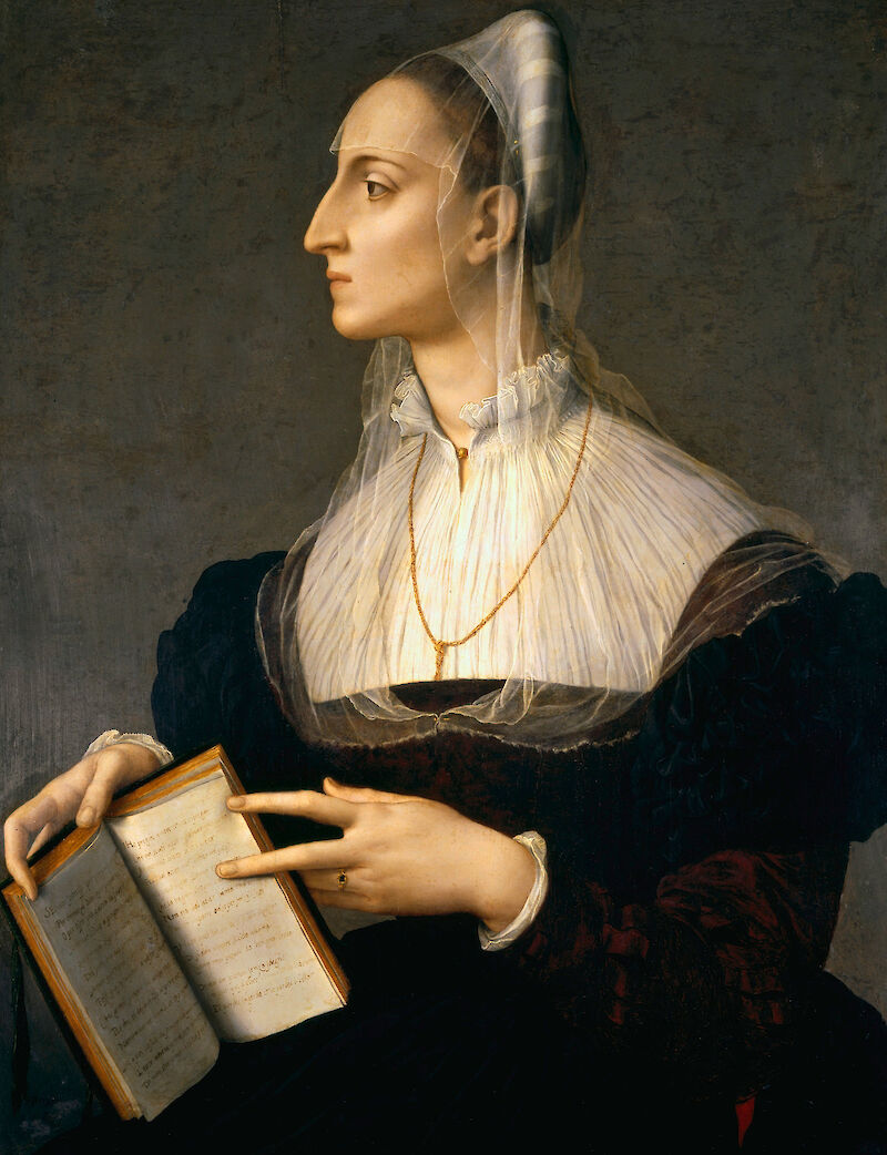 Portrait of Laura Battiferri, Agnolo Bronzino