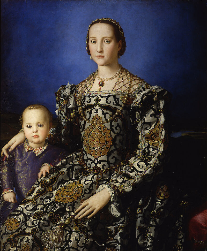 Portrait of Eleanor of Toledo with her son Giovanni de Medici, Agnolo Bronzino