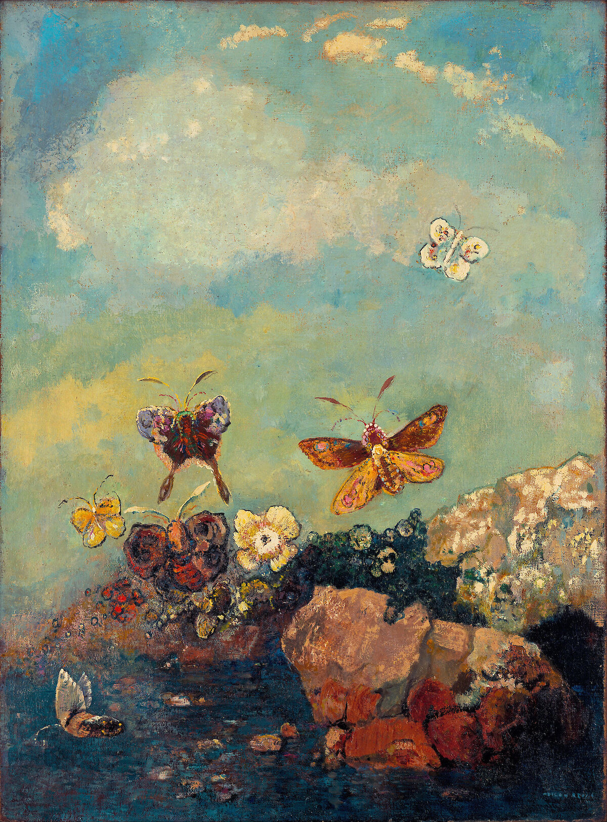 Butterflies by Odilon Redon | Obelisk Art History