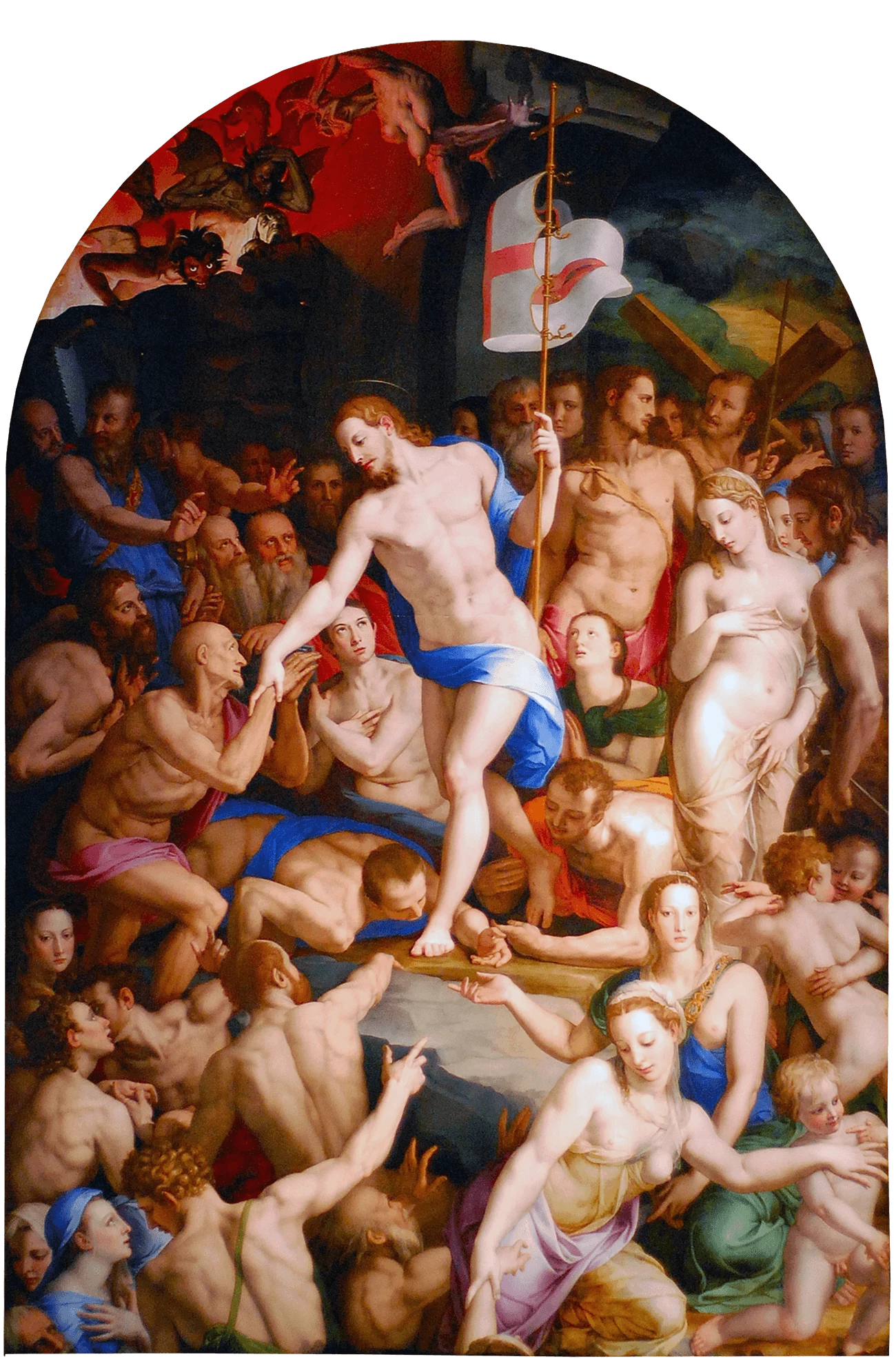 Descent of Christ Into Limbo, Agnolo Bronzino