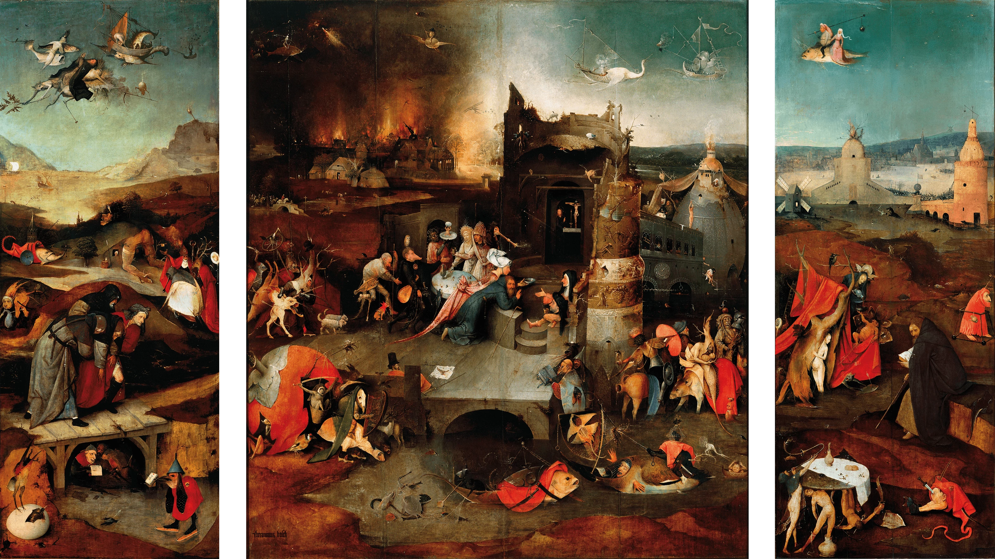 Temptation of Saint Anthony, Hieronymus Bosch