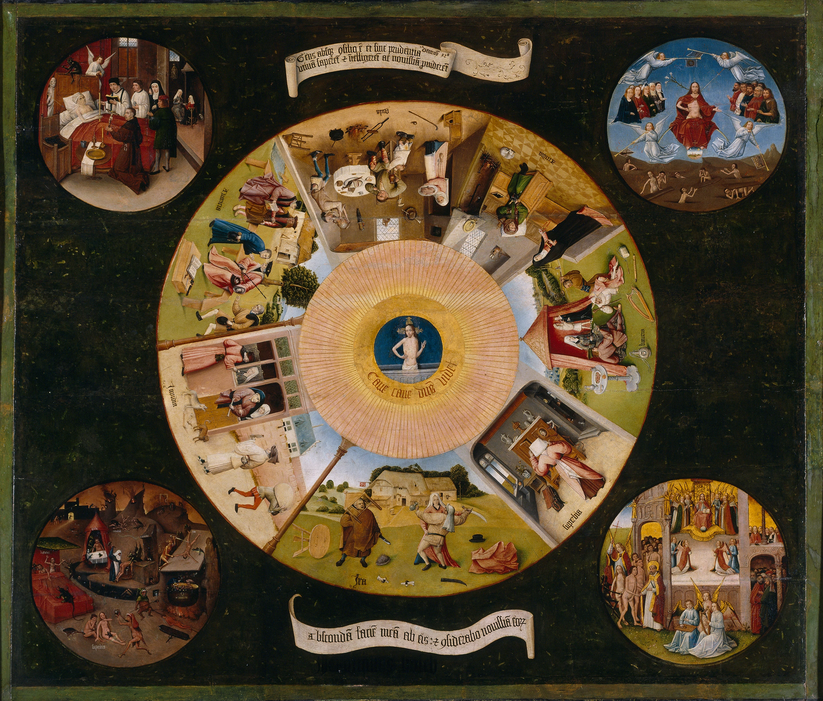 Table of the Seven Deadly Sins, Hieronymus Bosch